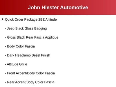 2018 Jeep Grand Cherokee Altitude 4x2