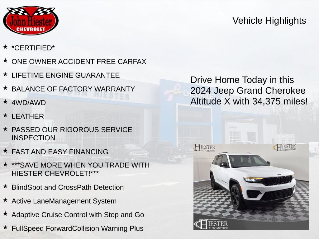 2024 Jeep Grand Cherokee Altitude X 4x4