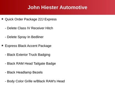 2019 RAM 1500 Classic Express Quad Cab 4x4 6'4" Box