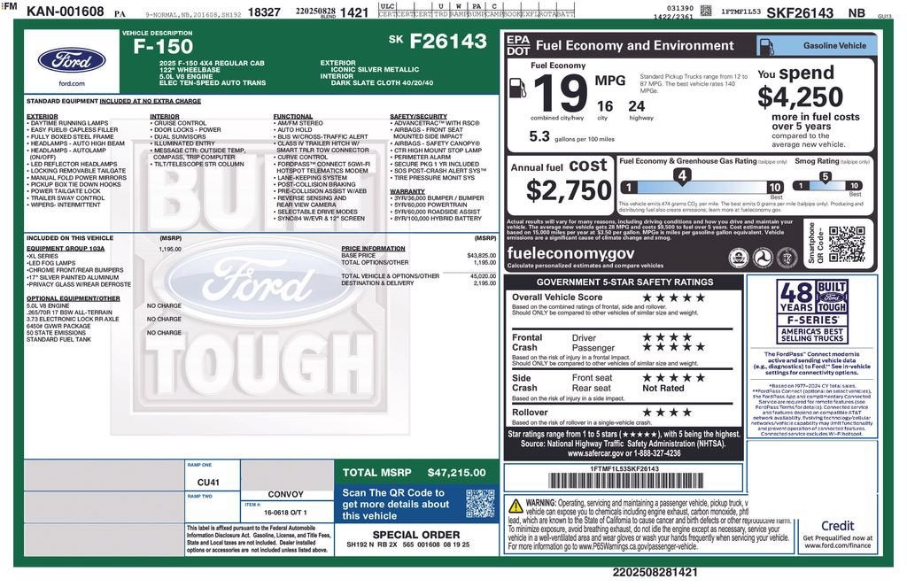2025 Ford F-150 XL