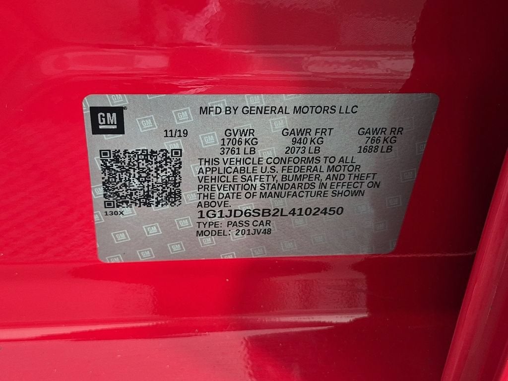 2020 Chevrolet Sonic LT