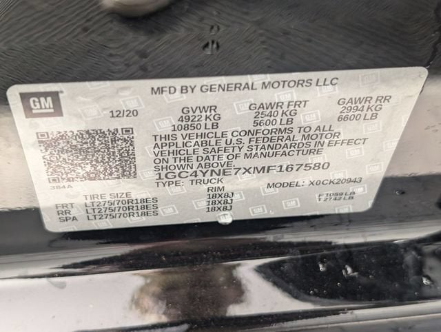2021 Chevrolet Silverado 2500 HD LT