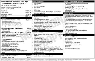 2025 Chevrolet Silverado 1500 High Country