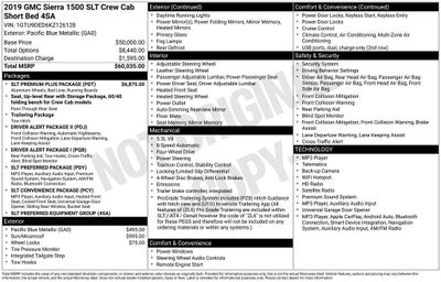 2019 GMC Sierra 1500 SLT