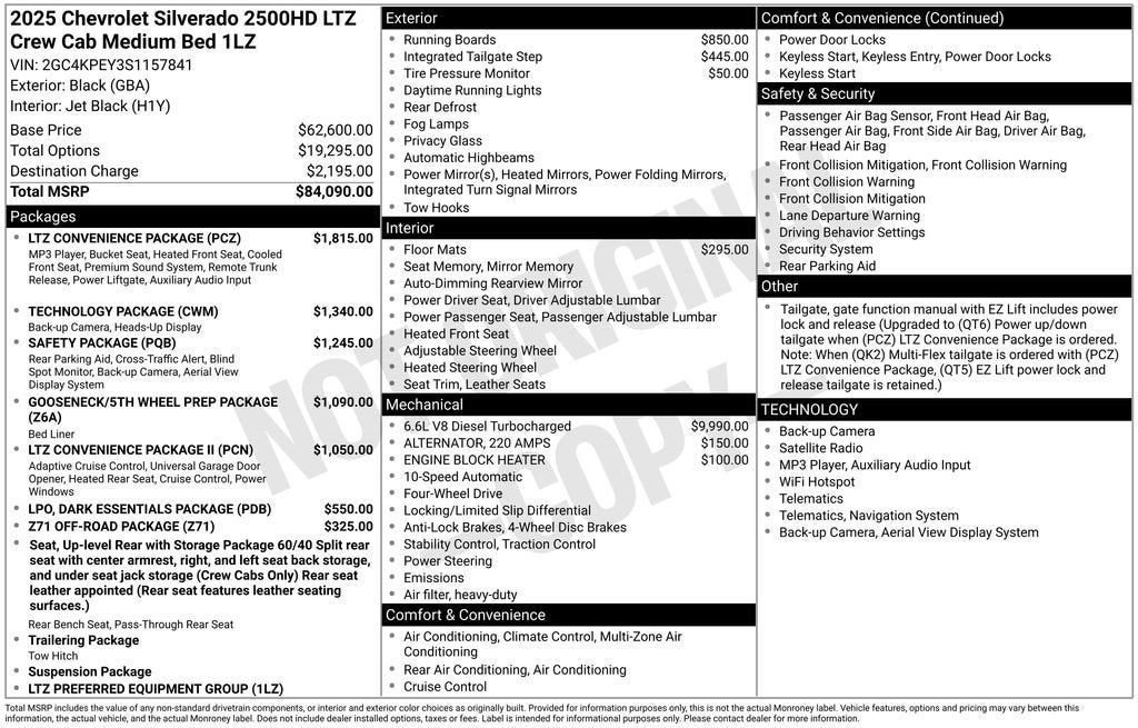 2025 Chevrolet Silverado 2500 HD LTZ