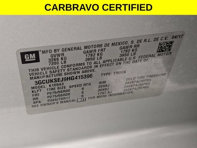 2017 Chevrolet Silverado 1500 LTZ
