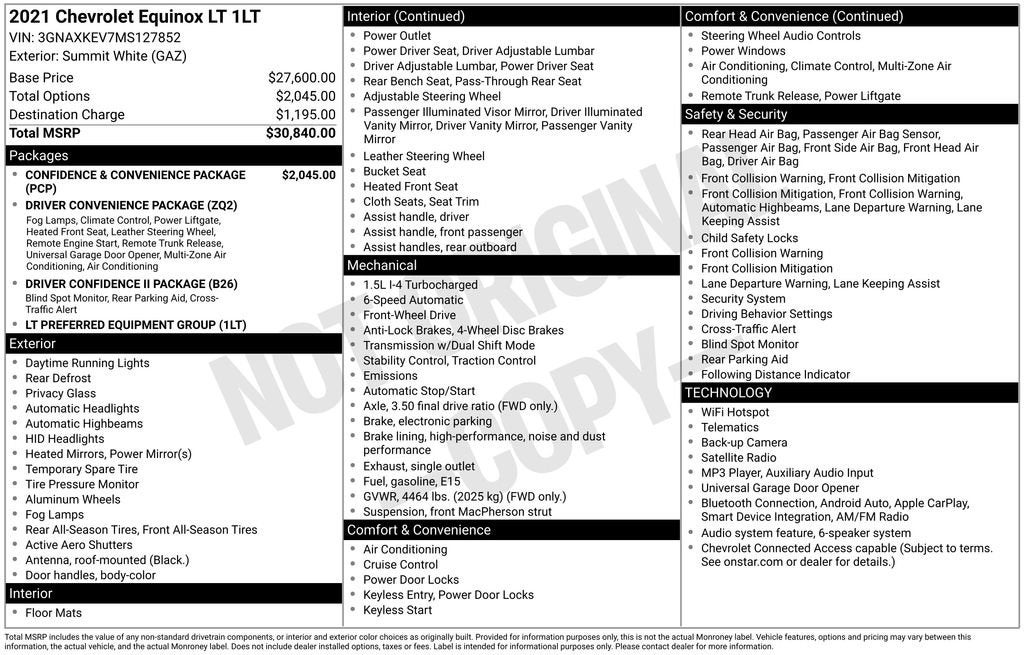 2021 Chevrolet Equinox LT