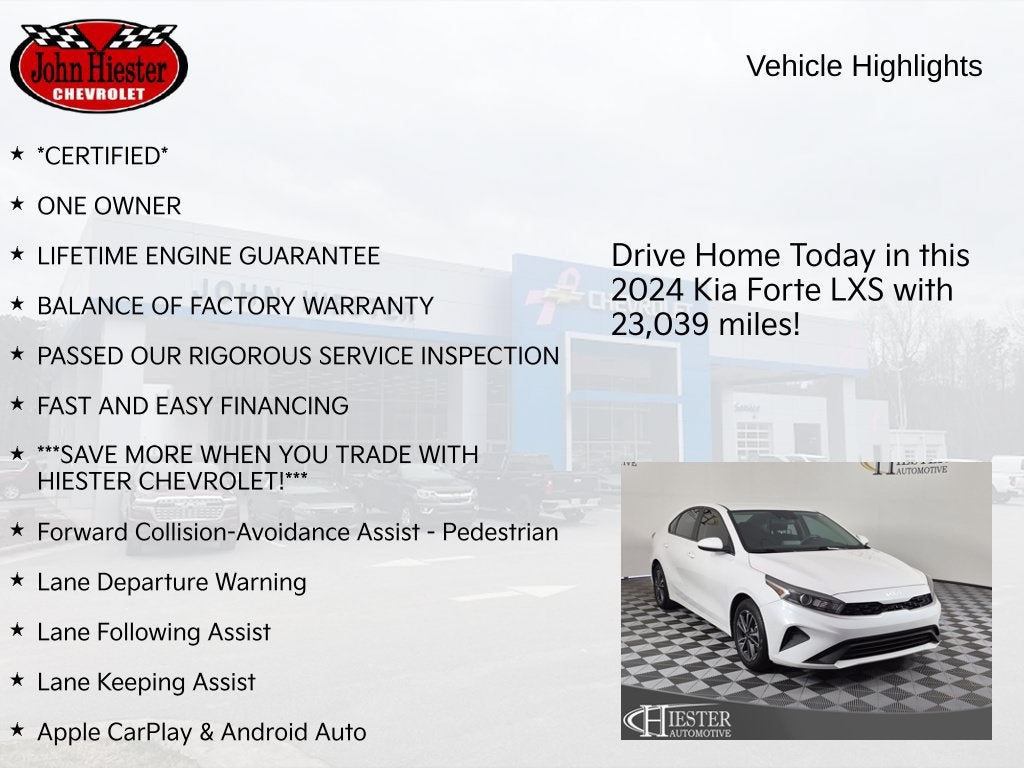 2024 Kia Forte LXS