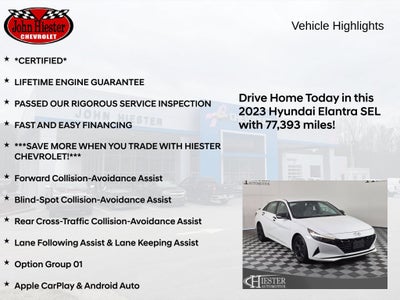 2023 Hyundai Elantra SEL