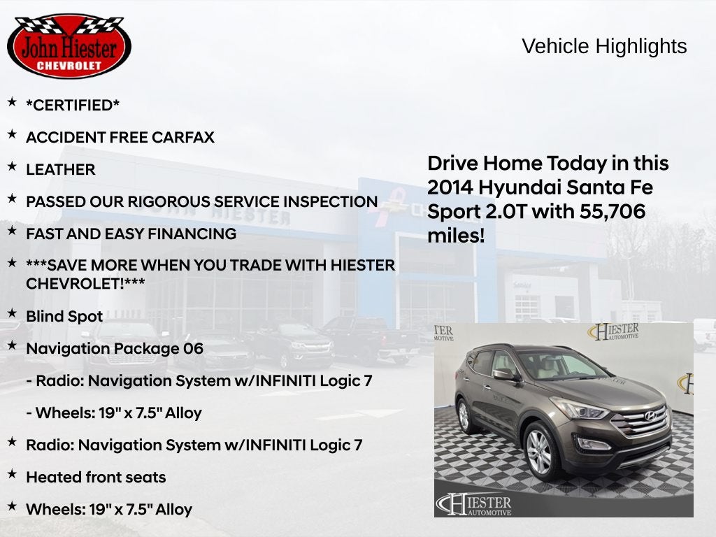 2014 Hyundai Santa Fe Sport 2.0L Turbo