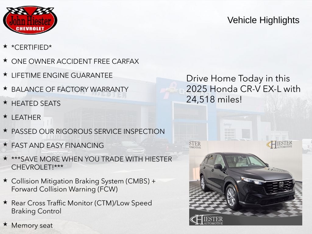 2025 Honda CR-V EX-L 2WD