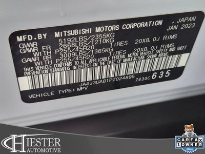 2023 Mitsubishi Outlander SE 2.5 2WD
