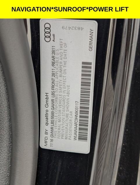 2017 Audi RS 7 4.0T Prestige