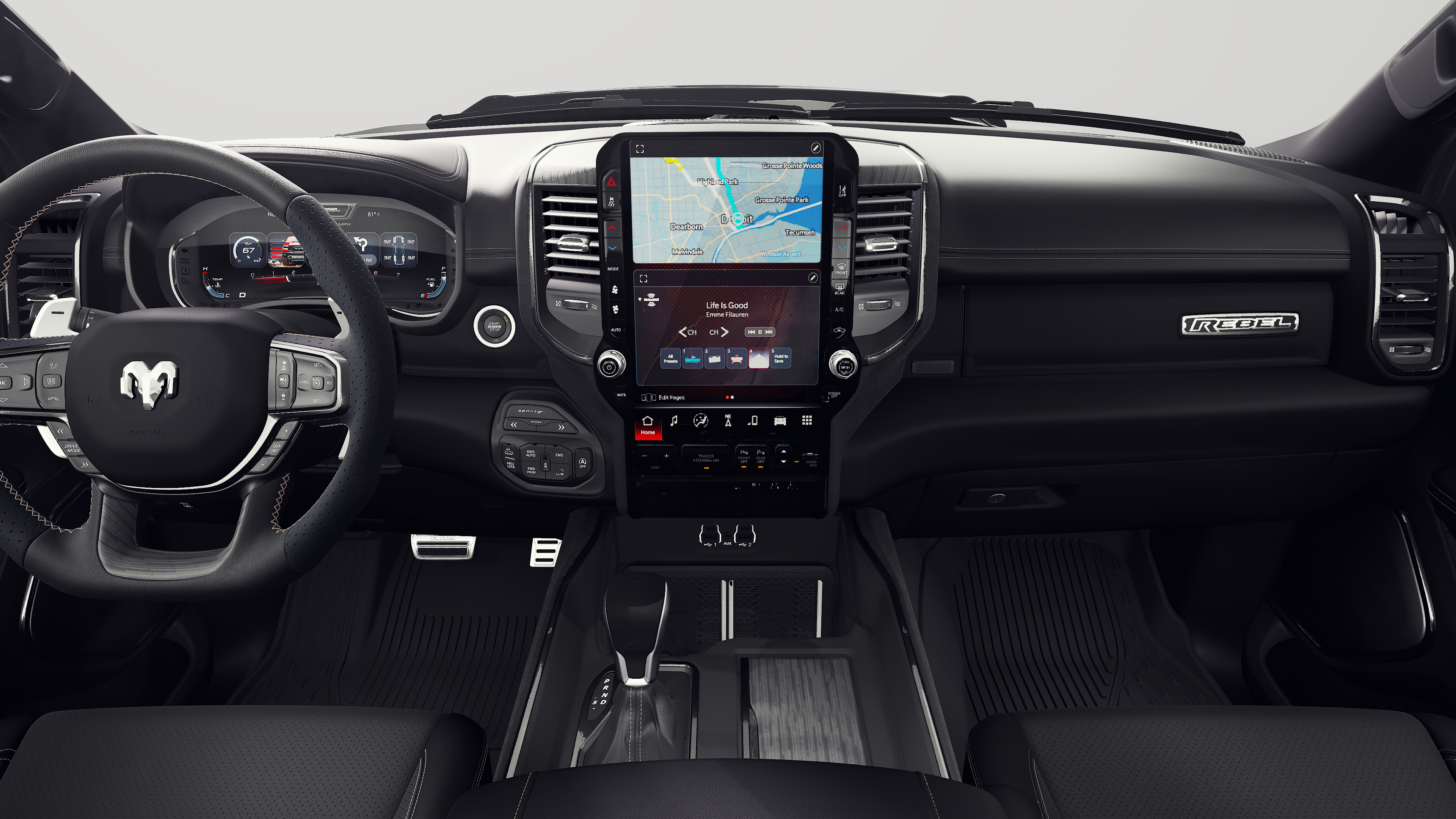 2027 RAM 1500 RAM 1500 REBEL CREW CAB 4X4 5'7' BOX