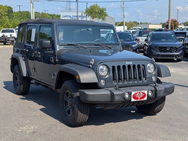 Used 2018 Jeep Wrangler JK Unlimited Sport with VIN 1C4BJWDG7JL803761 for sale in Lillington, NC