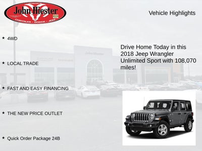 2018 Jeep Wrangler Unlimited Sport