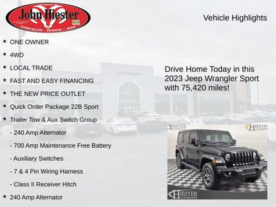 2023 Jeep Wrangler Sport