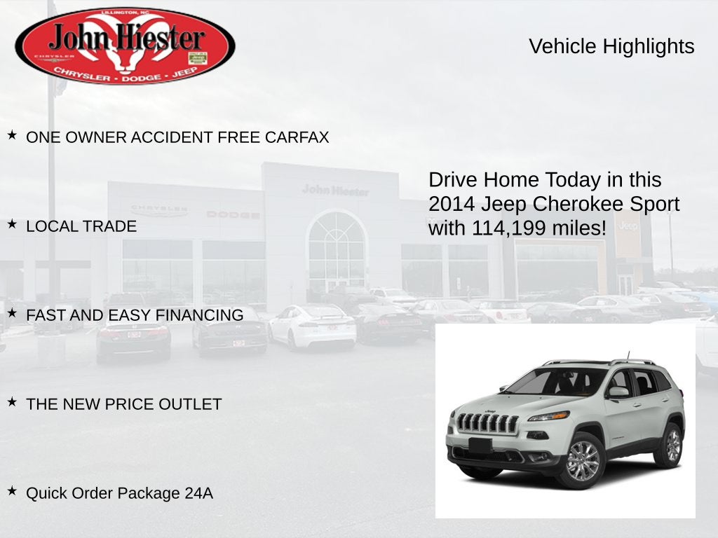 2014 Jeep Cherokee Sport