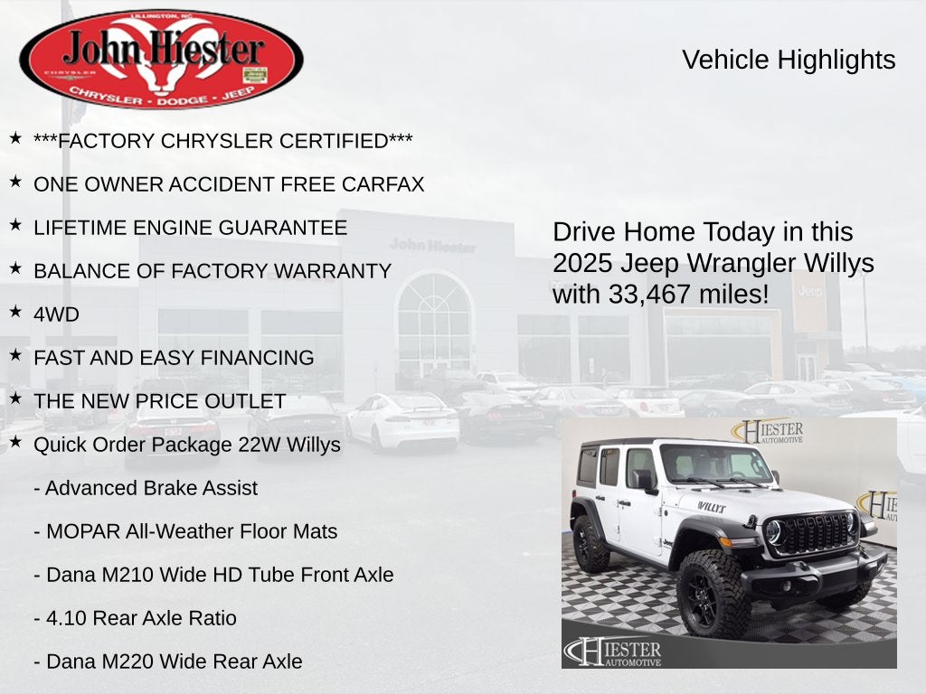 2025 Jeep Wrangler Willys