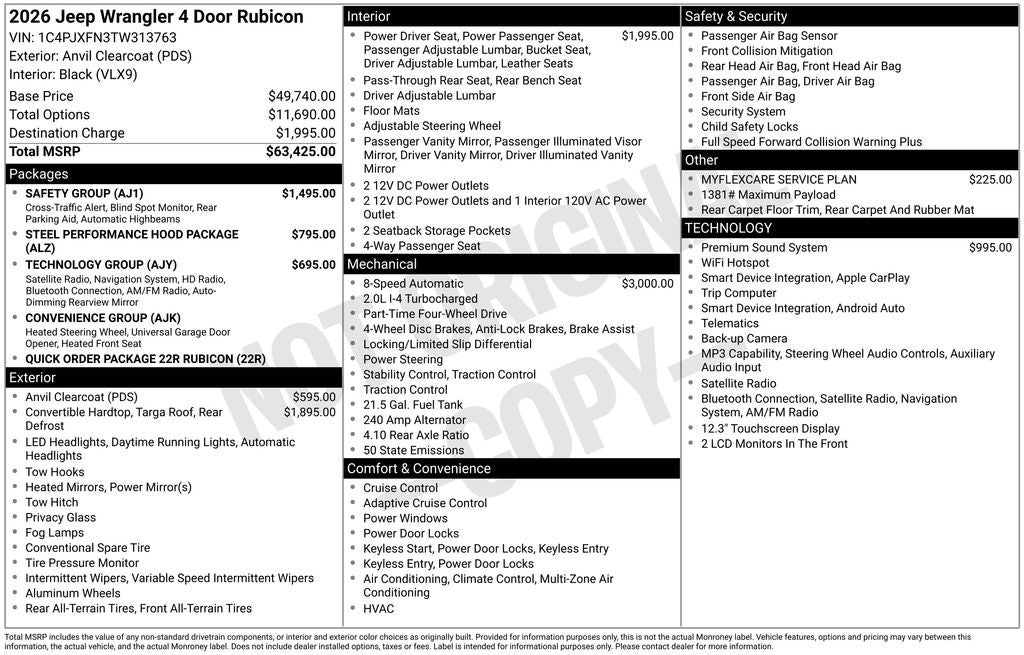 2026 Jeep Wrangler Rubicon