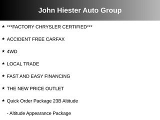 2023 Jeep Grand Cherokee L Altitude