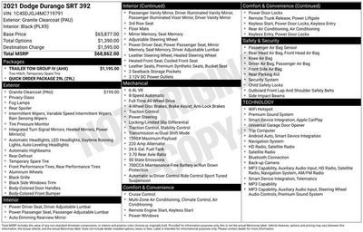 2021 Dodge Durango SRT 392