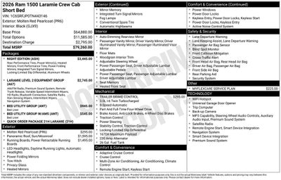 2026 RAM 1500 Laramie