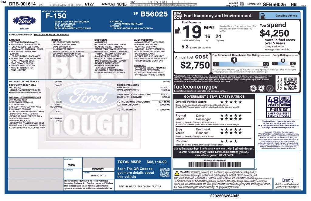 2025 Ford F-150 XLT