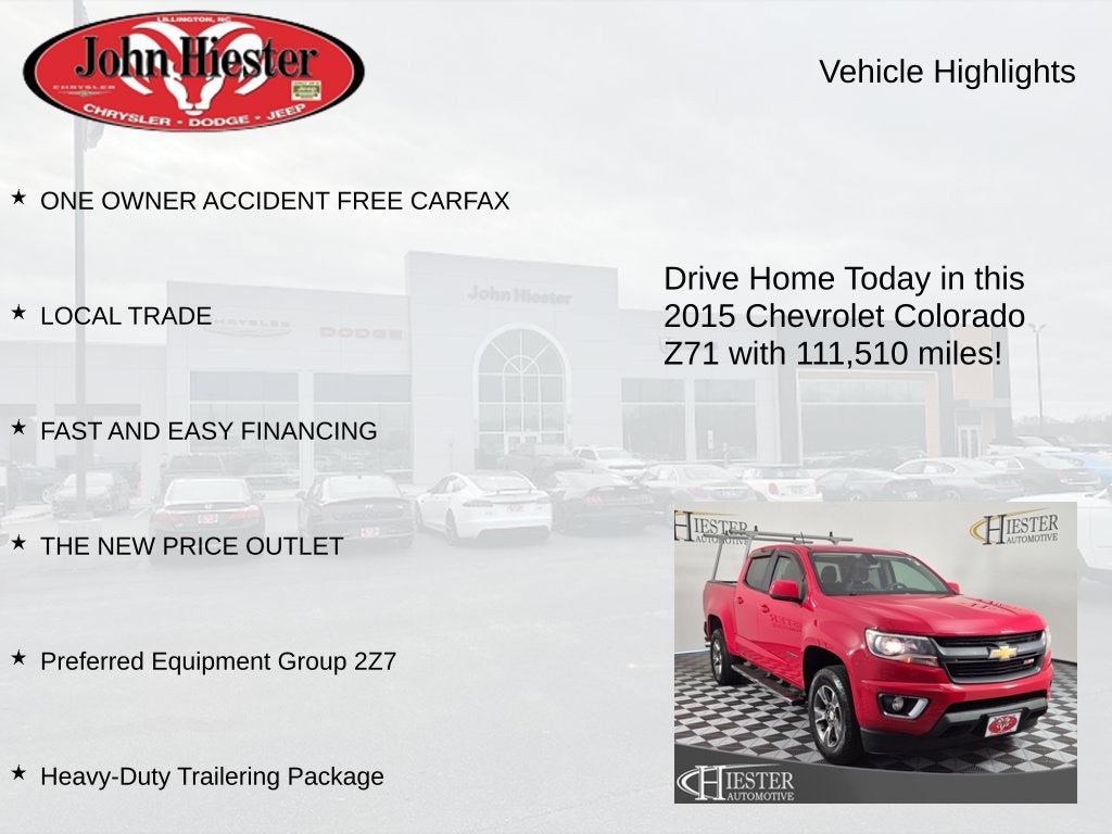 2015 Chevrolet Colorado Z71