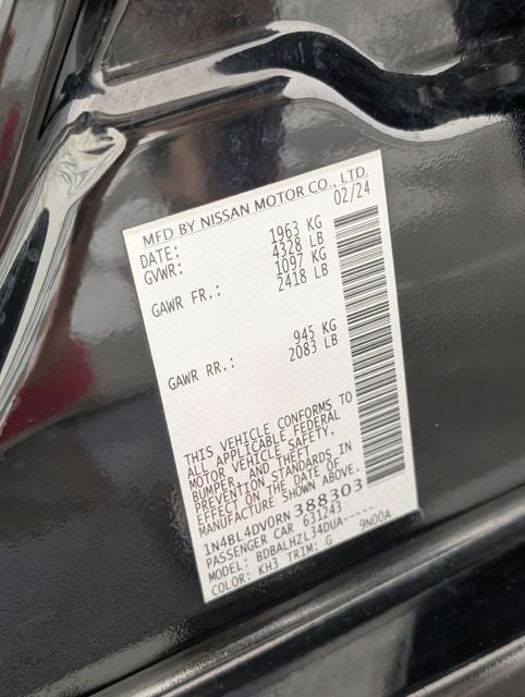 2024 Nissan Altima 2.5 SV