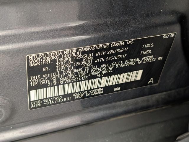2019 Toyota RAV4 XLE