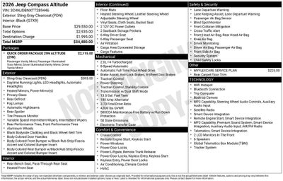 2026 Jeep Compass Latitude