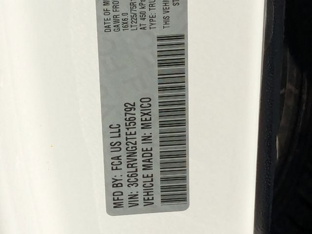 2026 RAM ProMaster 1500 Low Roof