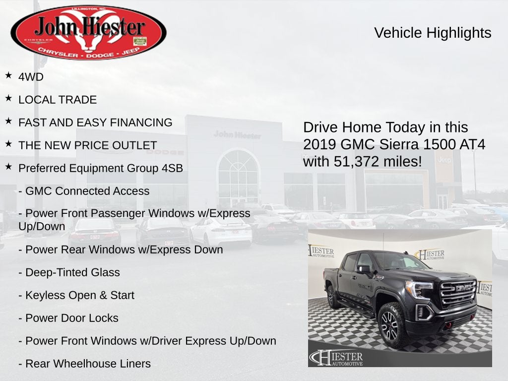 2019 GMC Sierra 1500 AT4