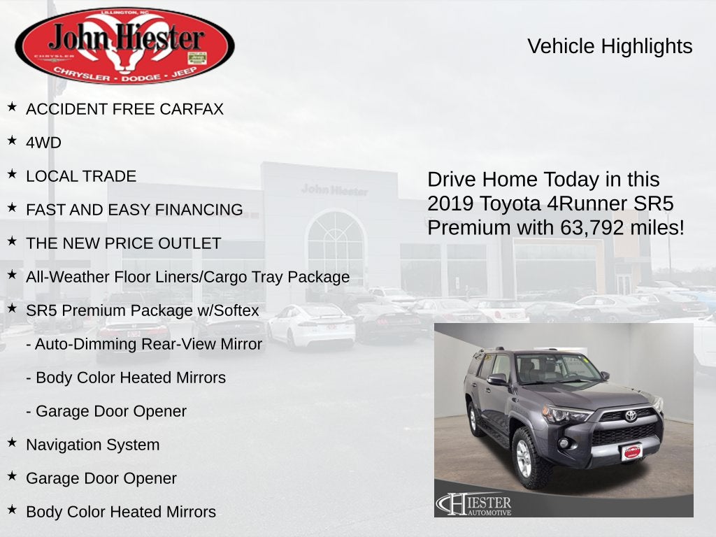 2019 Toyota 4Runner SR5 Premium