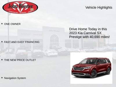 2023 Kia Carnival SX Prestige
