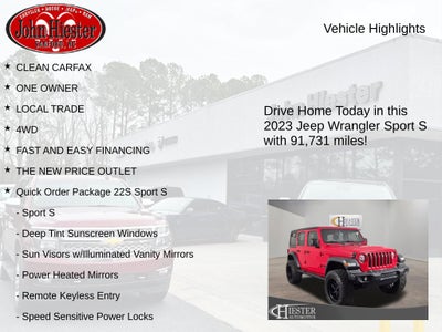 2023 Jeep Wrangler Sport S