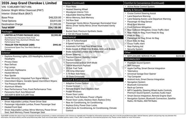 2026 Jeep Grand Cherokee L Limited