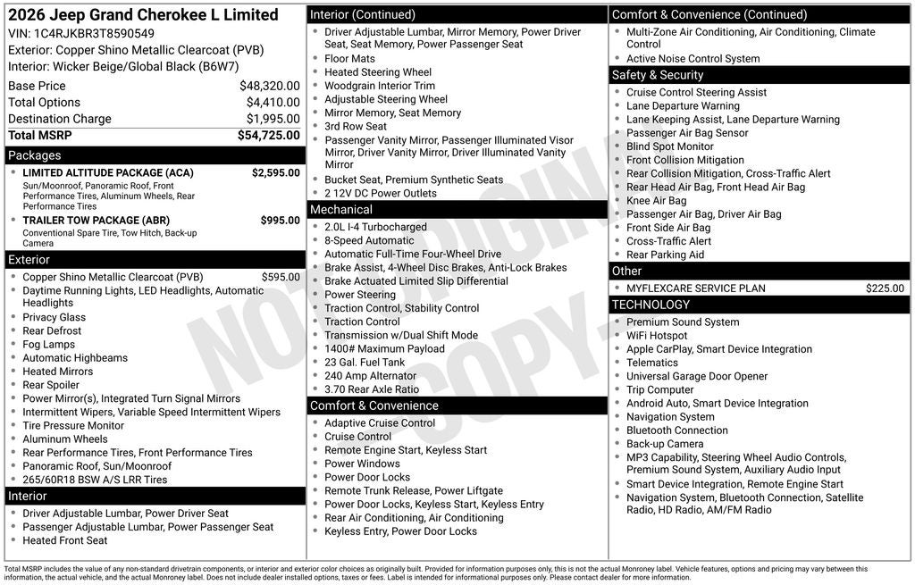 2026 Jeep Grand Cherokee L Limited