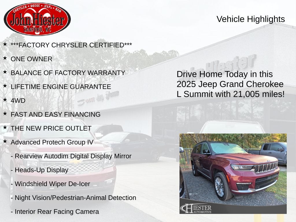 2025 Jeep Grand Cherokee L Summit
