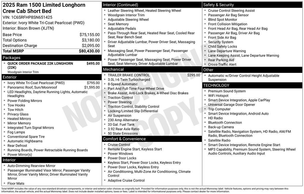 2025 RAM 1500 Limited