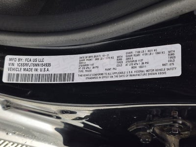 2022 RAM 1500 Laramie