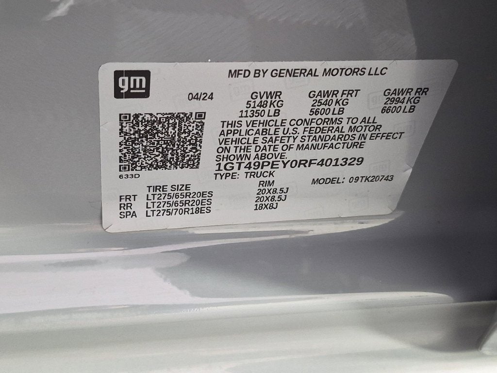 2024 GMC Sierra 2500HD AT4