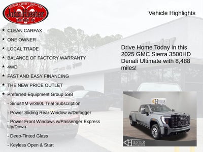 2025 GMC Sierra 3500HD Denali Ultimate