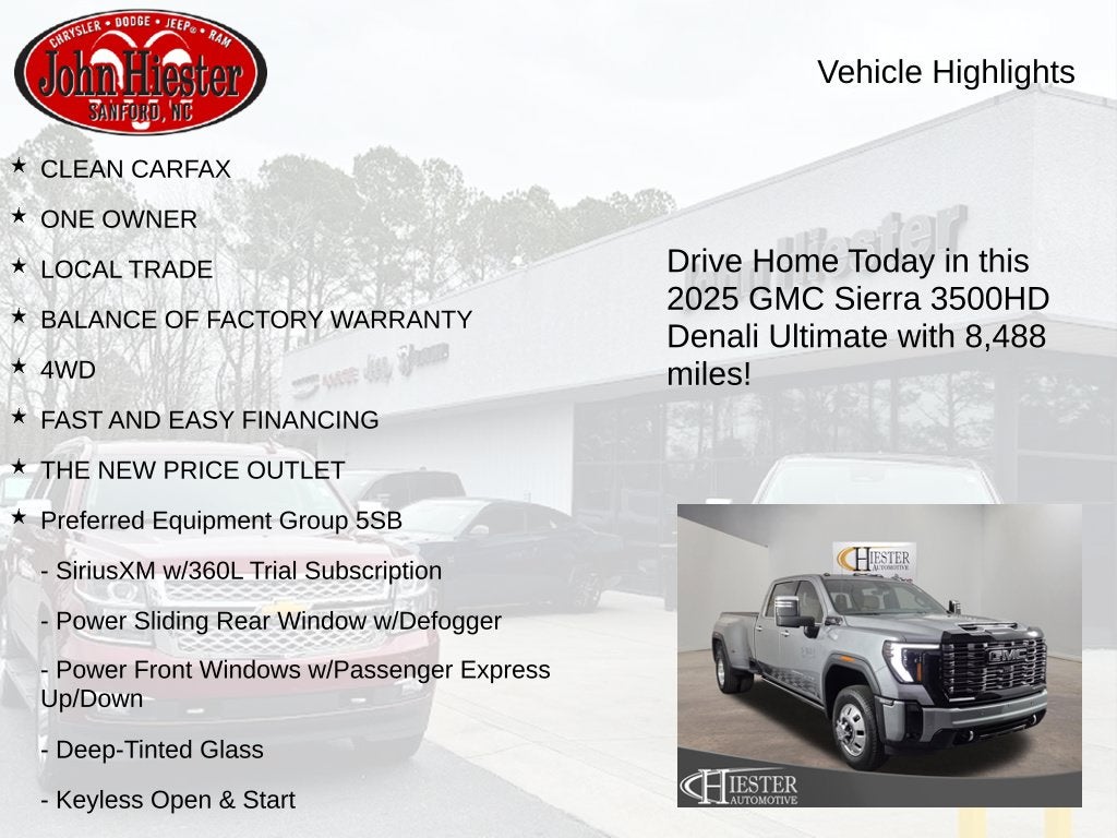 2025 GMC Sierra 3500HD Denali Ultimate