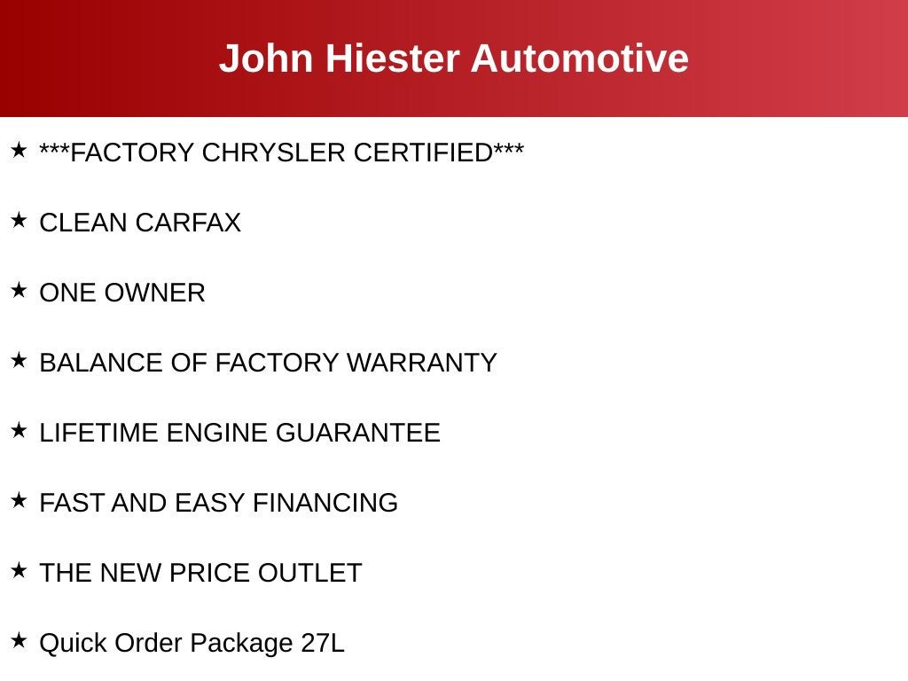 2025 Chrysler Pacifica Select