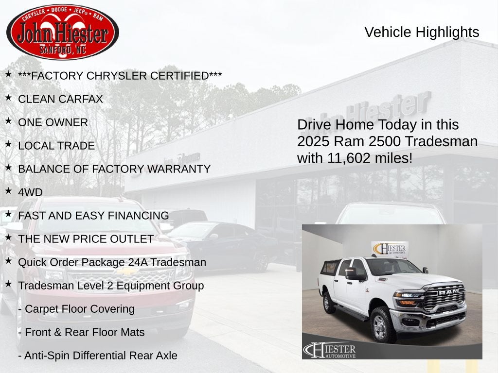 2025 RAM 2500 Tradesman
