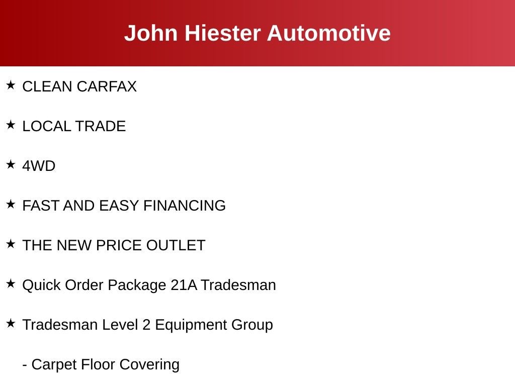2021 RAM 3500 Tradesman