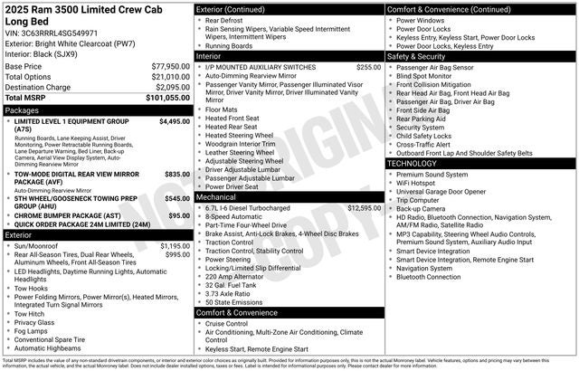 2025 RAM 3500 Limited