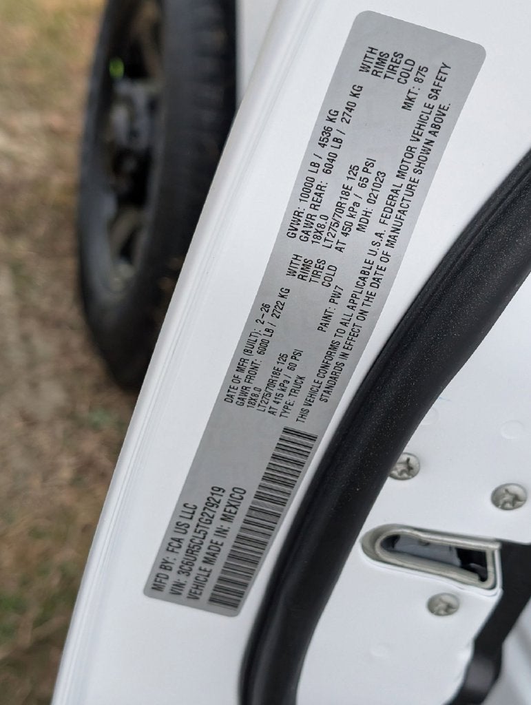 2026 RAM 2500 Tradesman